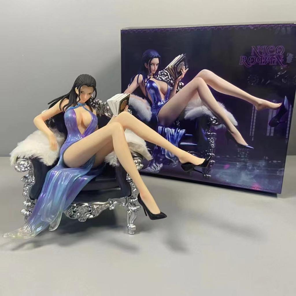 One Piece Figure Boa Hancock Nami Nico Robin Suit Thugs Design Animation POLYVINYL CHLORIDE Action Figure Plaything Statue Adult Collector Miniature