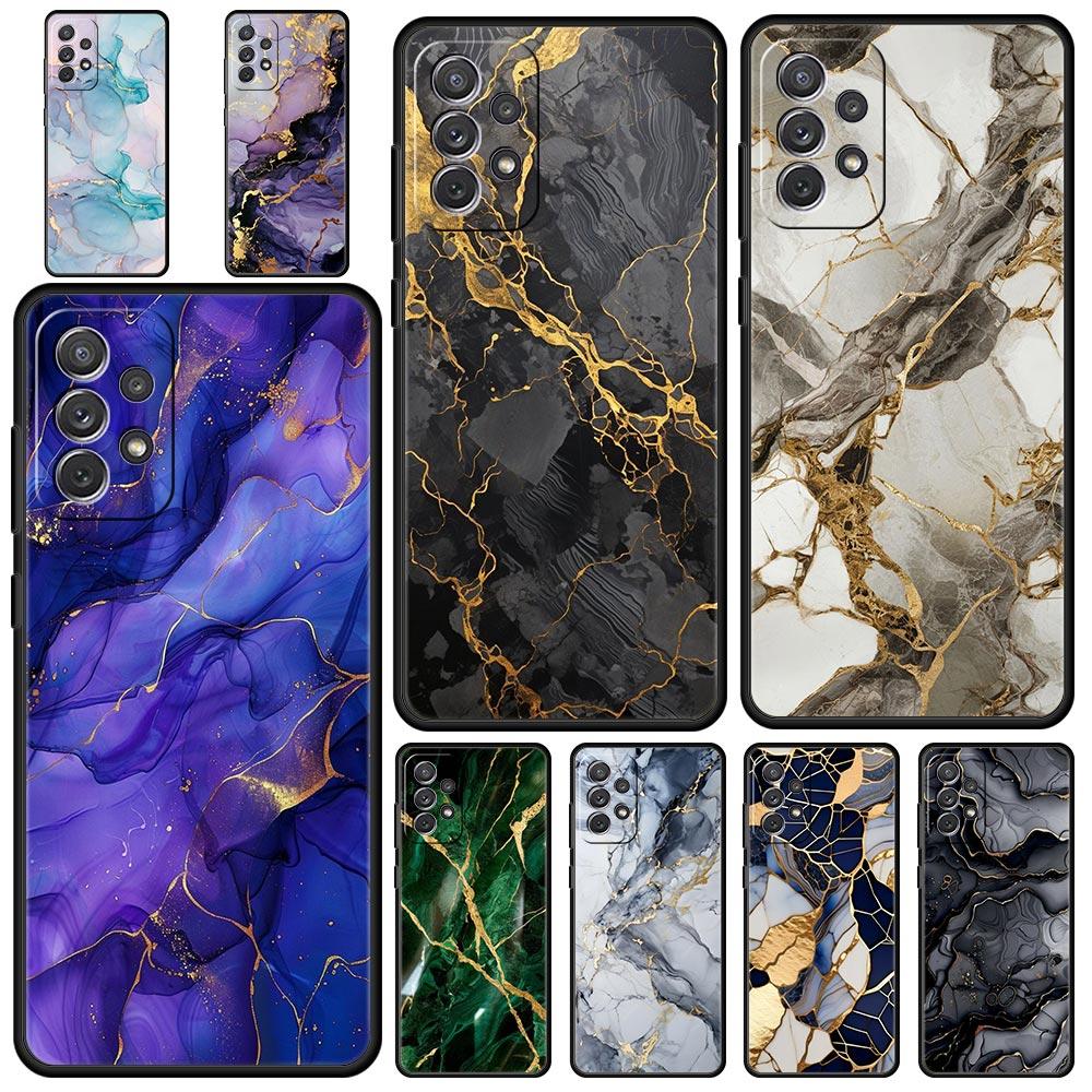 Aquarell Marmor Handyhülle Für Samsung Galaxy A15 A13 A51 A71 A41 A31 A21S A03S A05 A35 A32 A55 A23 A25 A33 A53 A73 5G Cover