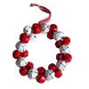 Festive Door And Window Ornament Christmas Tree Bell Pendant with Lanyard, Ring Hanging Decoration for Holiday Home Decor, Metal Multicolored