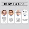 Foldable Glasses For Makeup Reading With High Clear AC Lens And PC Frame Perfect For Home Office Travel Everyday Use