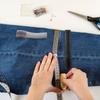 5 Rolls Pants Hem Tape Self Adhesive No Sew Iron on Hemming Tape for Quick Hem Repair Jeans Trousers Skirts DIY Clothing