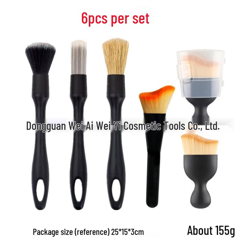 Soft Detail Car Vent & Gap Cleaning Brush Set