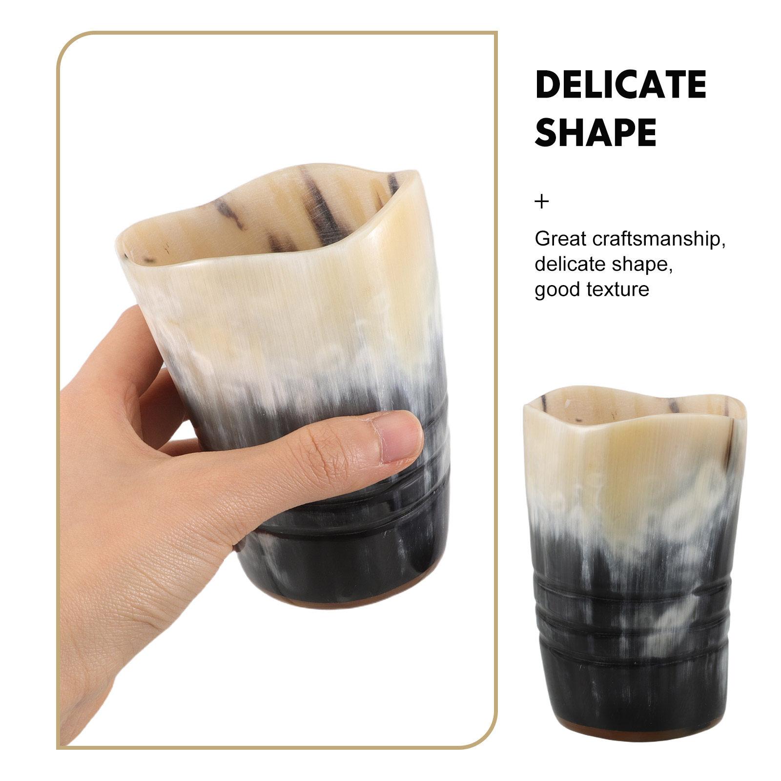 200Ml Horn Drinking Mug Artistic Design For Beer Tea Coffee Whiskey Office Home Party Kitchen Cup Drinkware Horn Mug other