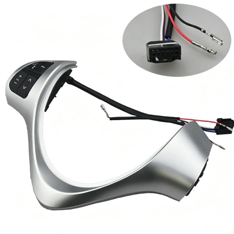 Car Steering Wheel Button Trim Panel Assembly, ABS Housing for 660CC 2009-2016 Overseas Model Fitment Service Part Use