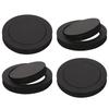 4Pcs 6.5 Inch Car Door Soundproof Ring Foam Pad Woofer Speaker Noise Insulation Self Adhesive Insulation Ring Universal