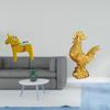 Dalecarlian Horse And Sculpture Collectible Animal Figurine for Home Decor Bookshelf Entrance