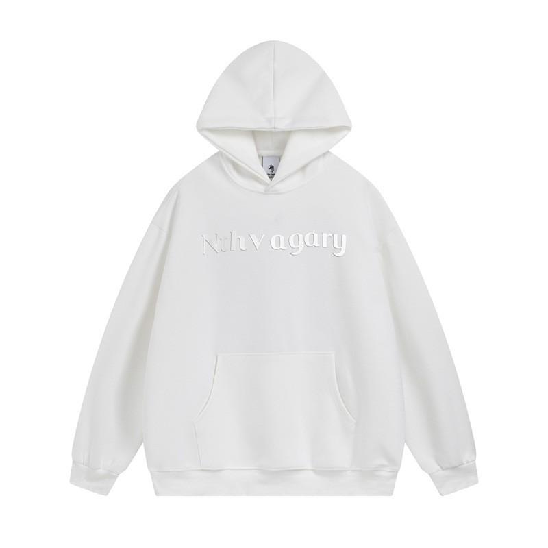 Unisex Oversized Hooded Sweatshirt With Letter Print Casual Streetwear Pullover Fall