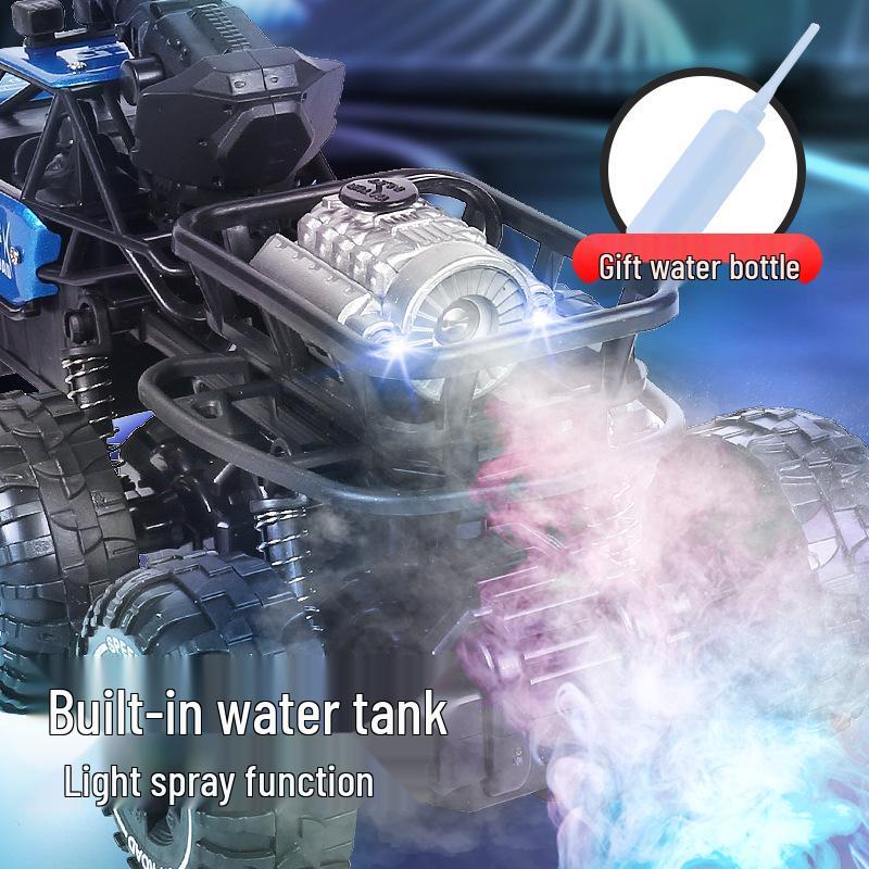 Alloy Remote Control 4WD Off-Road Car - High-Speed Six-Wheel Climbing Toy for Kids