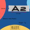 3D Premium A1 A2 A3 A4 A5 A6 A7 A8 Letters for Car Styling Accessories car Engine Hood Fender trunk Tail Rear Decal Emblem Badge Sticker