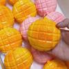 Hausgemachter Ananasbrötchen Squishy Knetspielzeug Weiches Brot Baustein Füllung Stressball Spielzeug Sensorisches Anti-Stress-Spielzeug