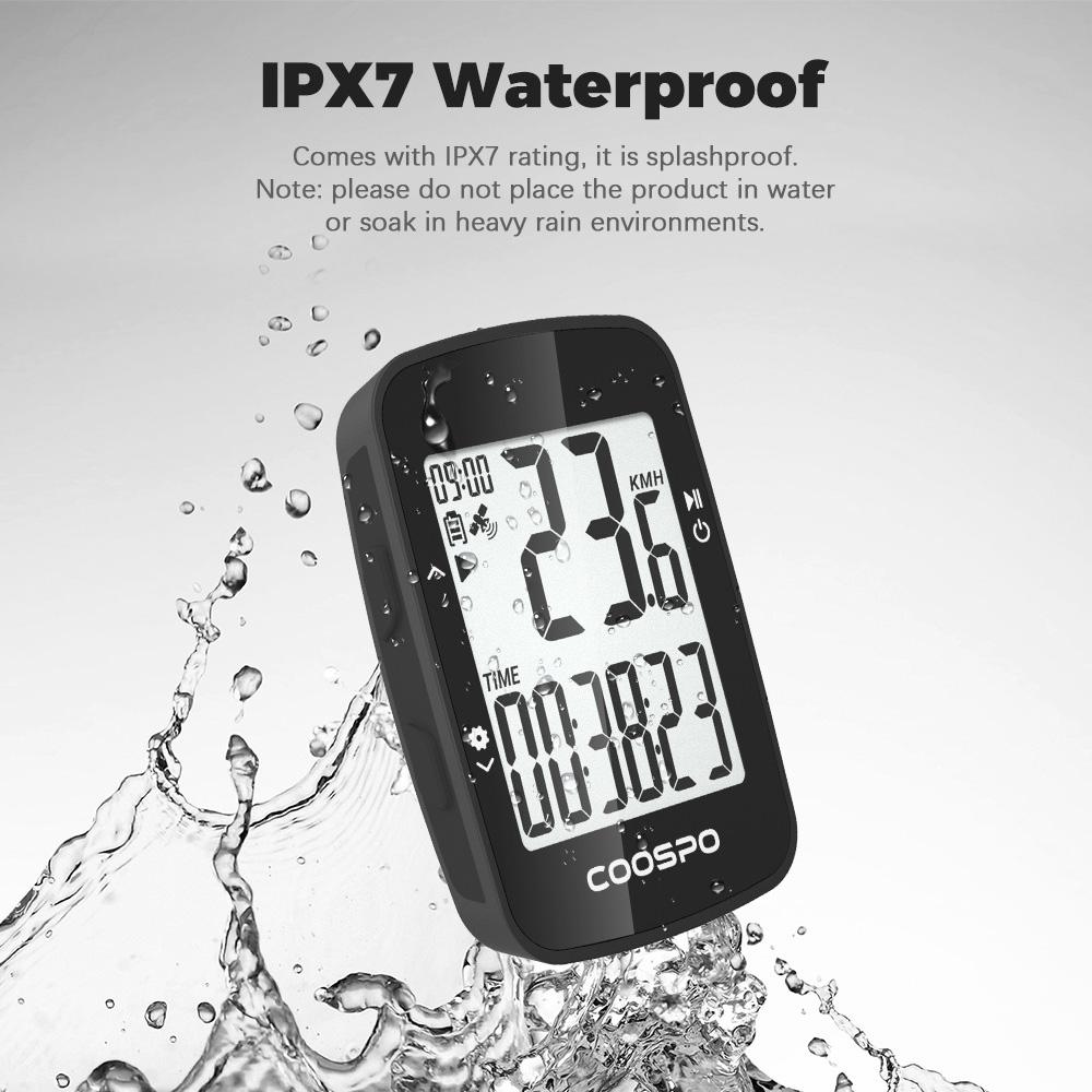 Bike GPS Computer Multifunctional Wireless Bicycle Computer with Auto Backlight Waterproof Odometer