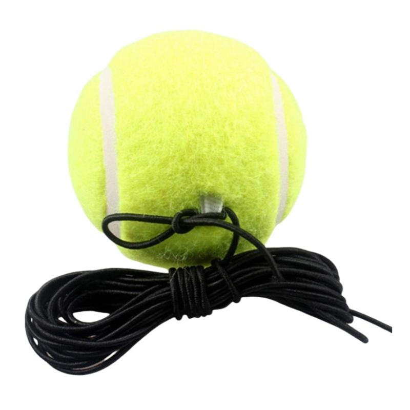 5Pcs Tennis Training Balls with String Tennis Trainer Balls Rebounds Practice Balls for Indoor and Outdoor Tennis Practice