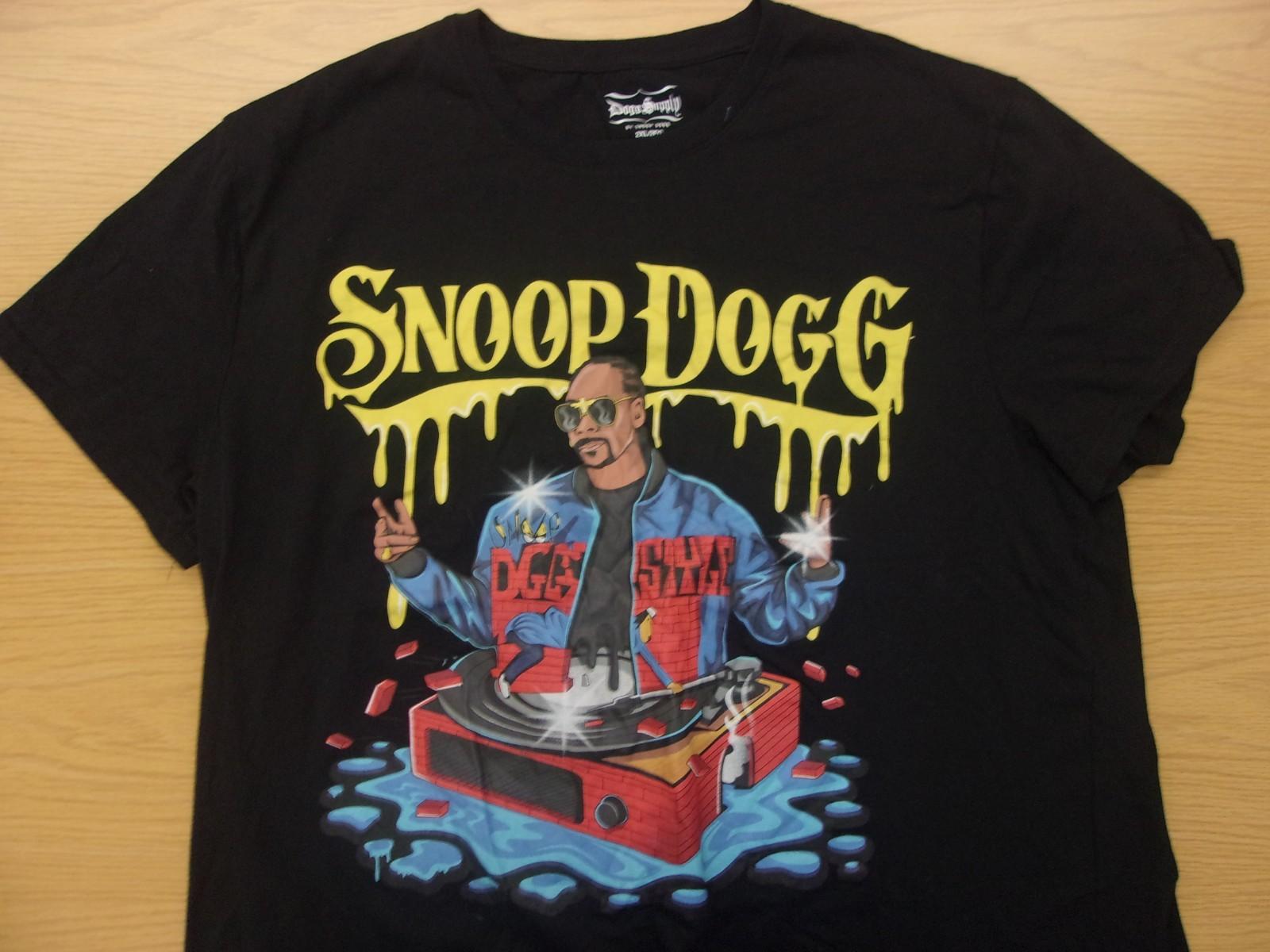 Dogg Supply Snoop Dogg Logo Cotton Blend T-Shirt Black Mens 2XL ~NEW~ Unisex T-Shirt XXXXL
