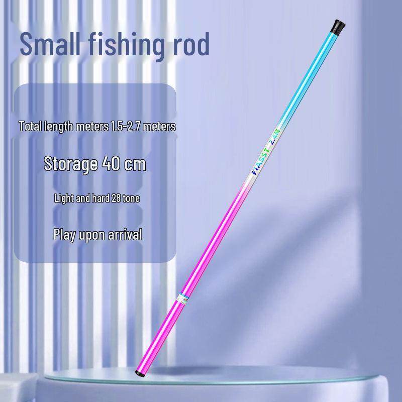 Children's Ultra-Short Mini Fishing Rod Set for Stream and Shrimp Fishing