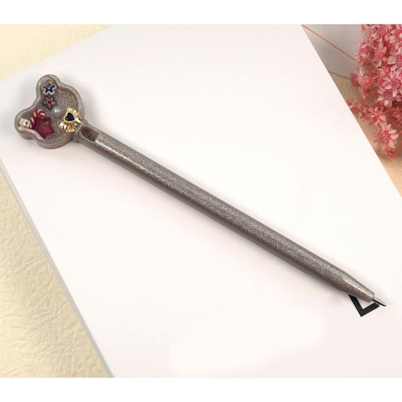 Ballpoint Pen Silicone Molds Resin Casting Mold DIY Daily Stationery Mold for Making Animals Star Moon Heart Pen Gift