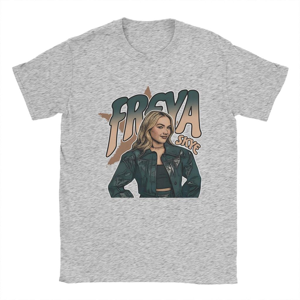 SFreyas Skye UK Singer Stars Align Concert Tour 2026 TShirt Summer 100 Cotton T Shirts For Unisex Novelty Casual Tee Shirt