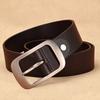 Retro Men's Pin Buckle Belt Trendy Fashion Cowhide Belt Versatile Middle Aged and Young Jeans Belt