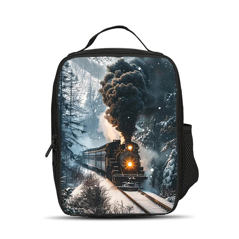 Train Ice Pack, Large Capacity, Lightweight and Compact, Printed New Style, Best School Companion for Boys and Girls