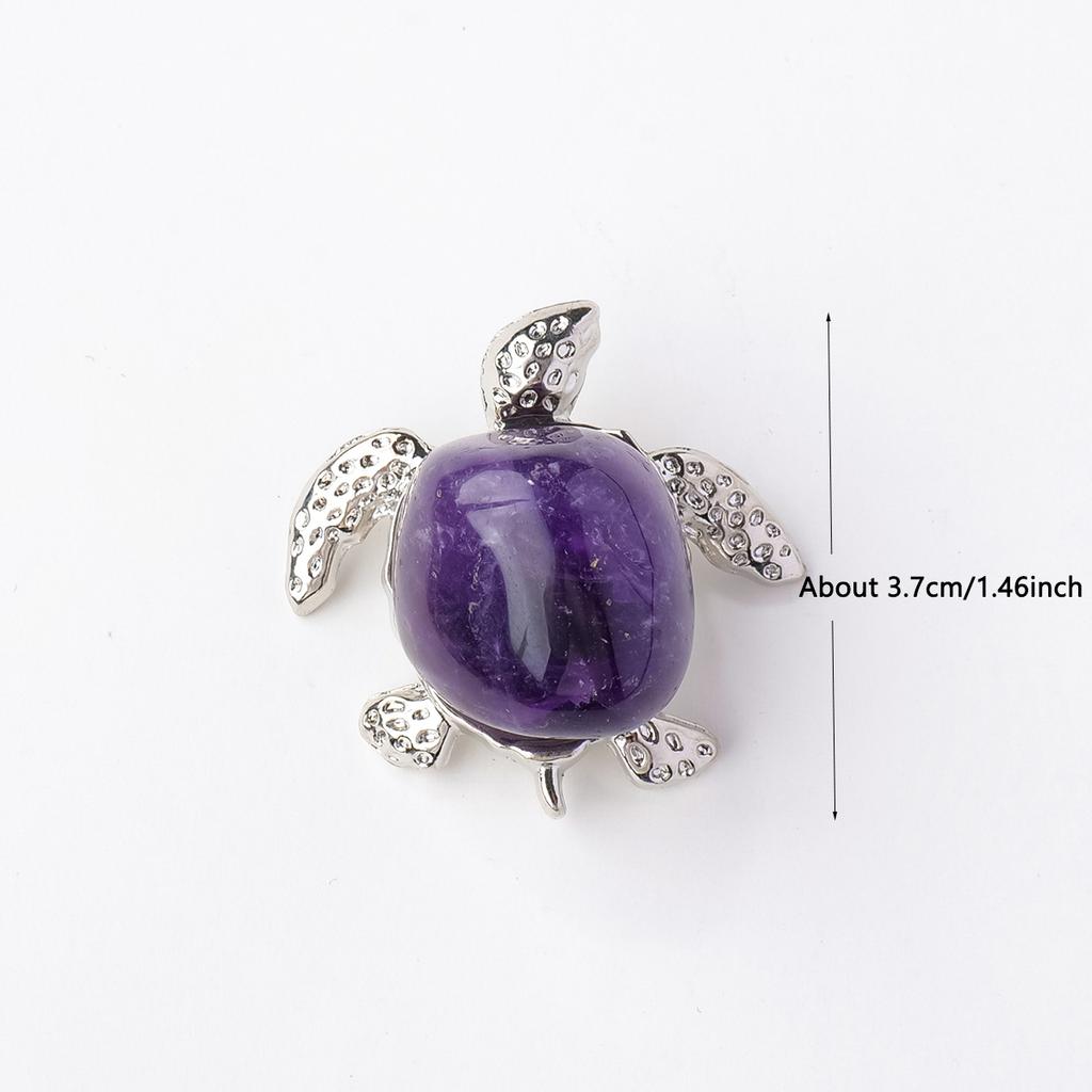 1pc Natural Crystal Tumbled Stone Turtle Jewelry Crystal Raw Stone Silvery  Home Office Decoration Holiday Gift rose quartz gift