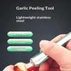 Stainless Steel Garlic Peeler Set Time Saving Peeling 5/10Pcs Reusable Kitchen Gadget for Thanksgiving Cooking Prep