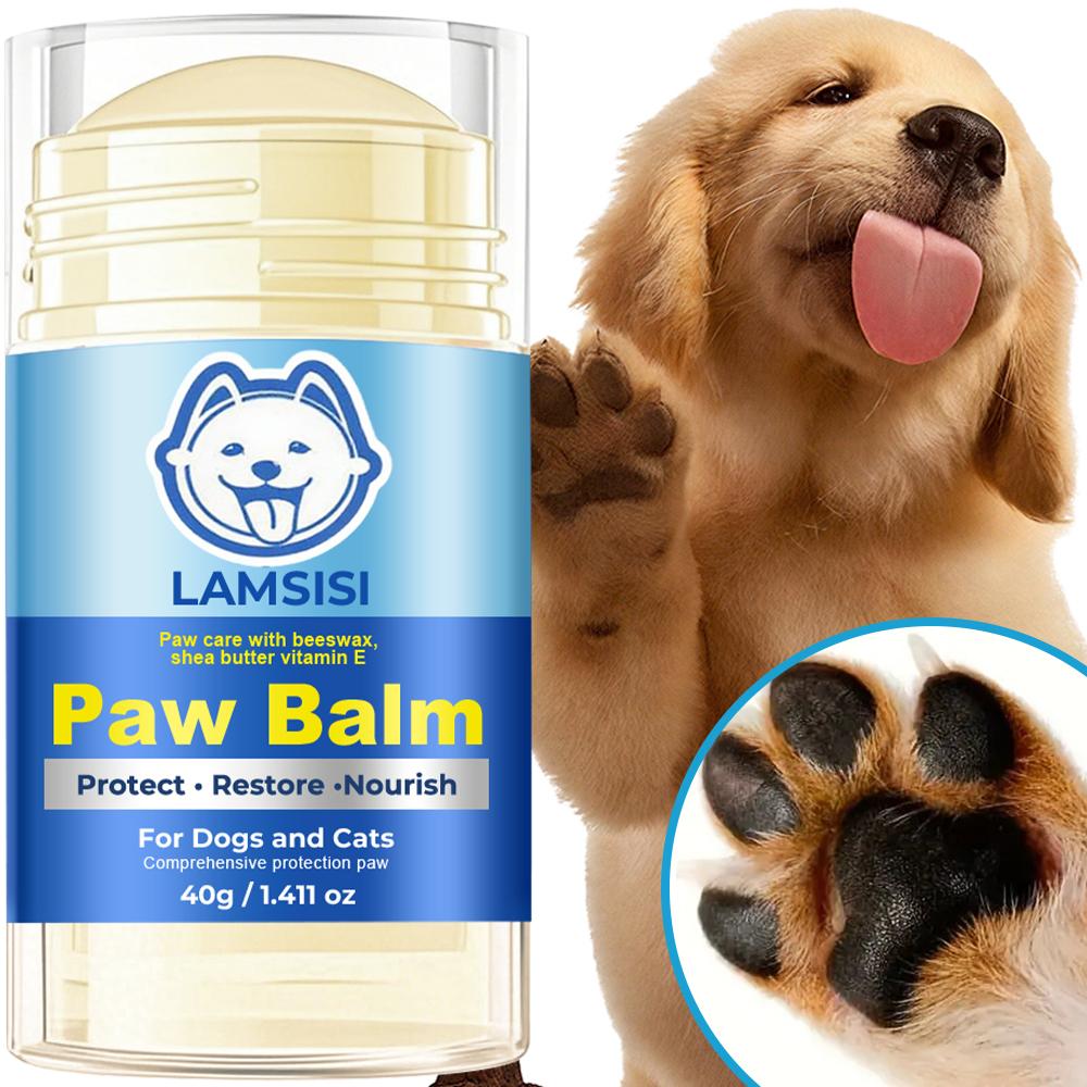 Paw Balm-Heals Dry And Cracked Nose & Paws-Relives Paws Allergy Symptoms-Protects Paws Year-round, 40g