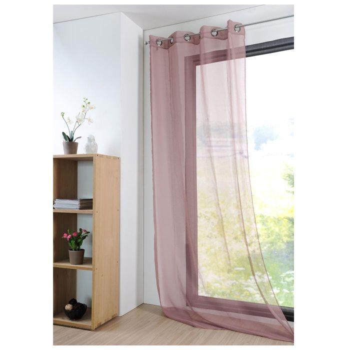 Plain Voile Curtain 135 X 260 Cm Mona Rose Blush