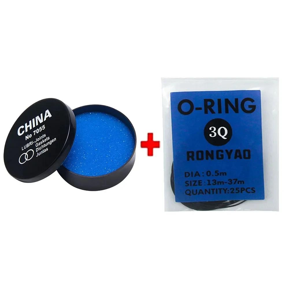 Watch Repair Tools 1box Watch Case Rubber Waterproof O-Ring Oil-resistant Watch Bottom Cover Gasket 0.5/0.6mm O-Ring Seal Gasket