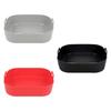 3Pcs Air Fryer Silicone Liners Reusable Air Fryer Silicone Pots