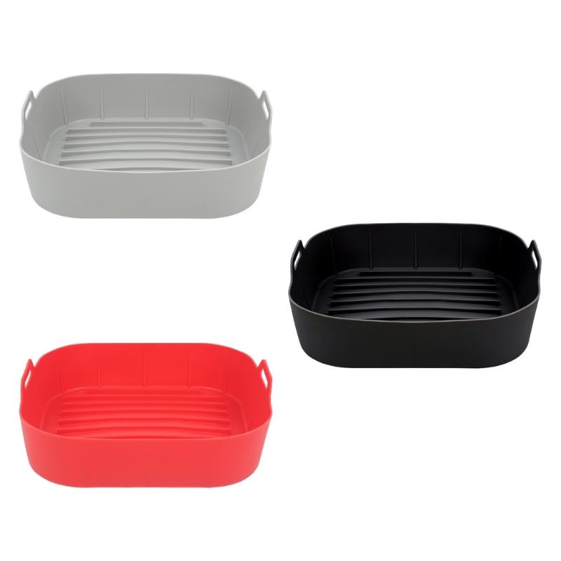 3Pcs Air Fryer Silicone Liners Reusable Air Fryer Silicone Pots
