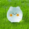 Cute Luminous Kitten Ornament: DIY Jewelry & 3D Resin Decor for Desktop Garden.