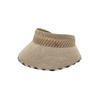 Daks Beige Linen Blend Check Pattern Packable Sun Cap Dche6e108i2