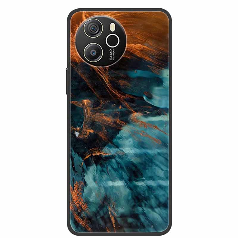Case For Blackview Shark 8 TPU Soft Silicone Back Cover For Blackview Shark8 Phone Cases Marble Painted Colorful Bumper New Capa