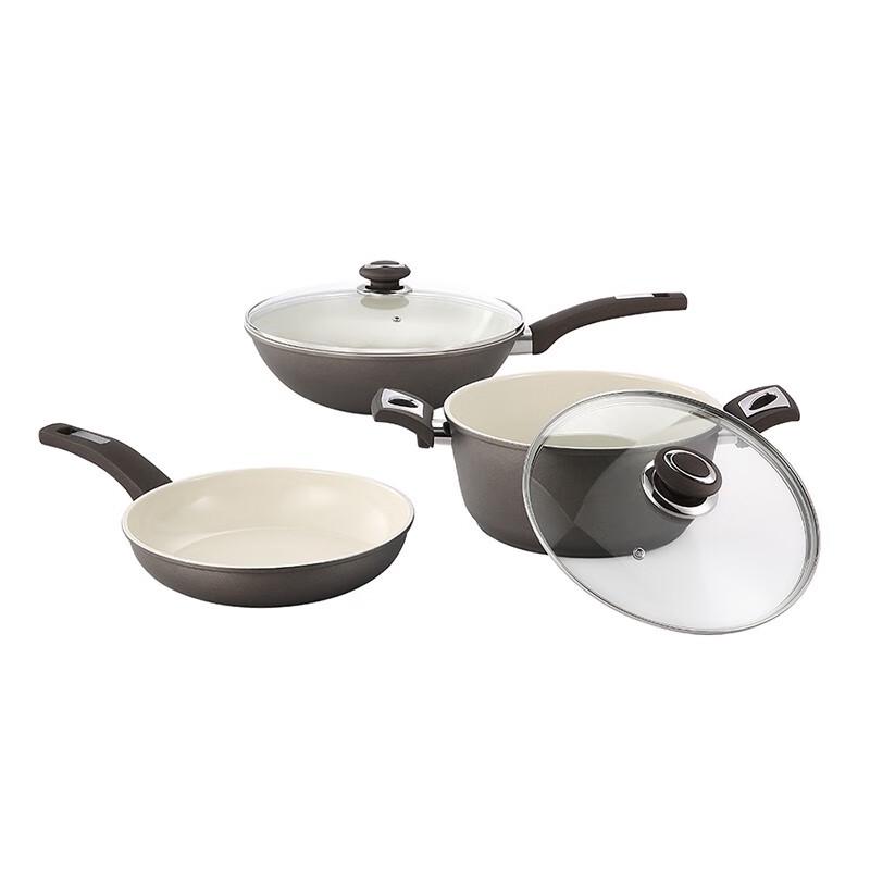 DESLON Zhenya Fine Iron Non-stick Cookware 3-Piece Set