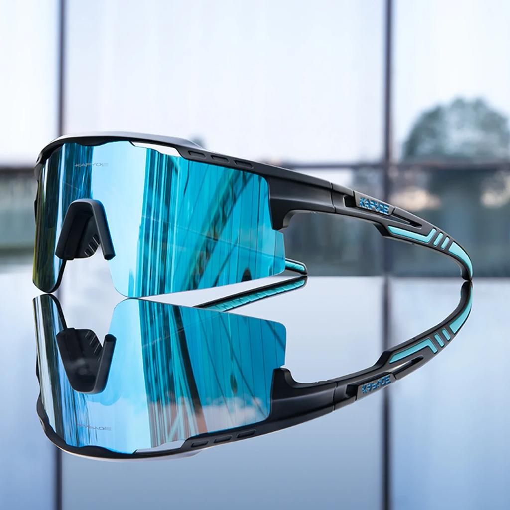 Kapvoe Fotochromische Fietsbril MTB Rijden Schaatsen Zonnebril UV400 Gepolariseerde Visbril Man Vrouw Fiets Fietsbril