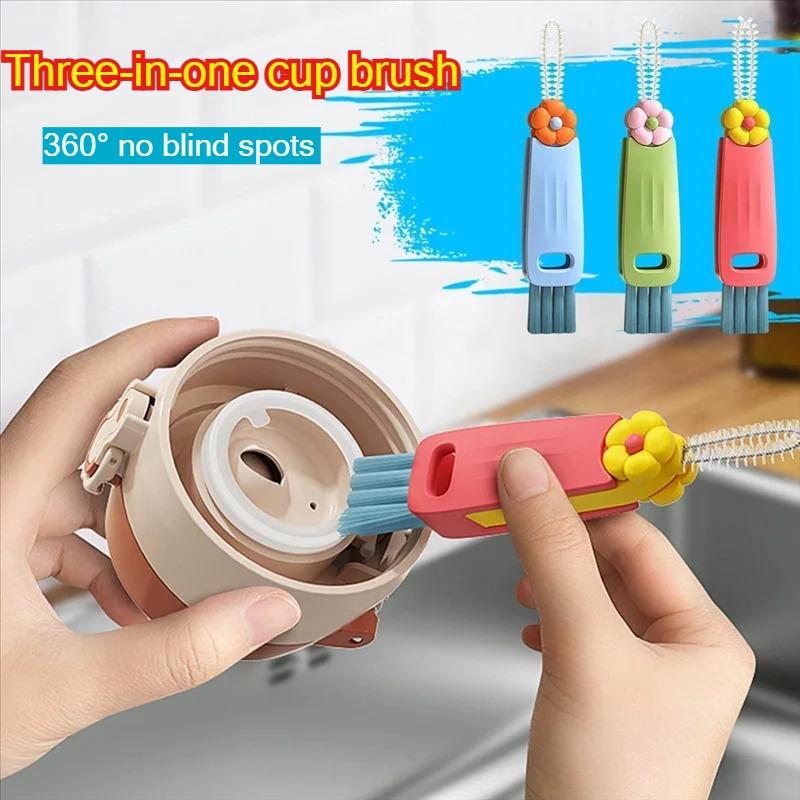 Reliable Cup Lid Cleaning Brush, Cup Lid Cleaning Brush Set, Cleaning Brush Portable Cup Lid Cleaner With Brus Durable