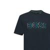 HUGO BOSS SS23 T-Shirts Men's Blue Crew Neck Moderate Straight Fit 50483768-402