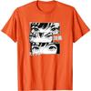 Manga Girl Eyes Panel Art Tshirt Graphic Tee Cool Japanese Text Print Casual Crew Neck Top