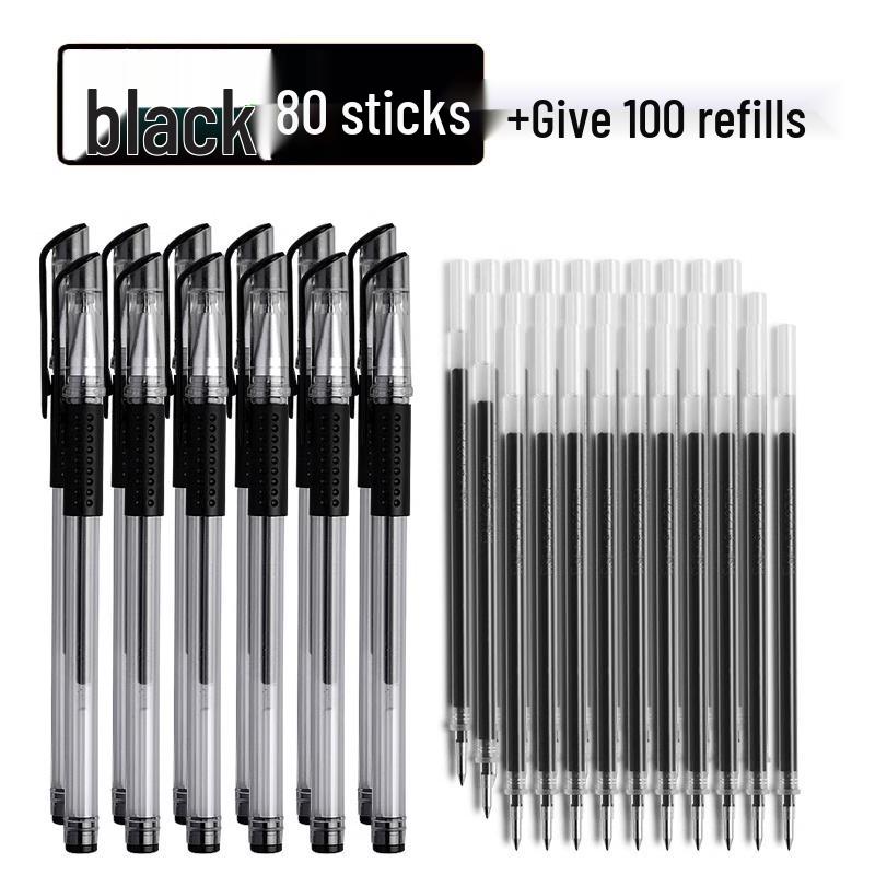 Black 0.5mm Bullet Tip Pen for Students and Office Use