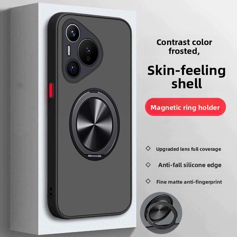 Für Huawei Pura 80 Ultra Hülle Harte PC-Hülle mit Ringständer magnetisch Schutz-Rückseite Hülle Für Huawei Pura 80 70 Pro Plus P60Pro Schale