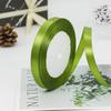 Factory Wholesale 1.5 Inches Single Sided Pastel Satin Ribbon Decorative Polyester Fabric Solid Logo Hair Gift Decoration