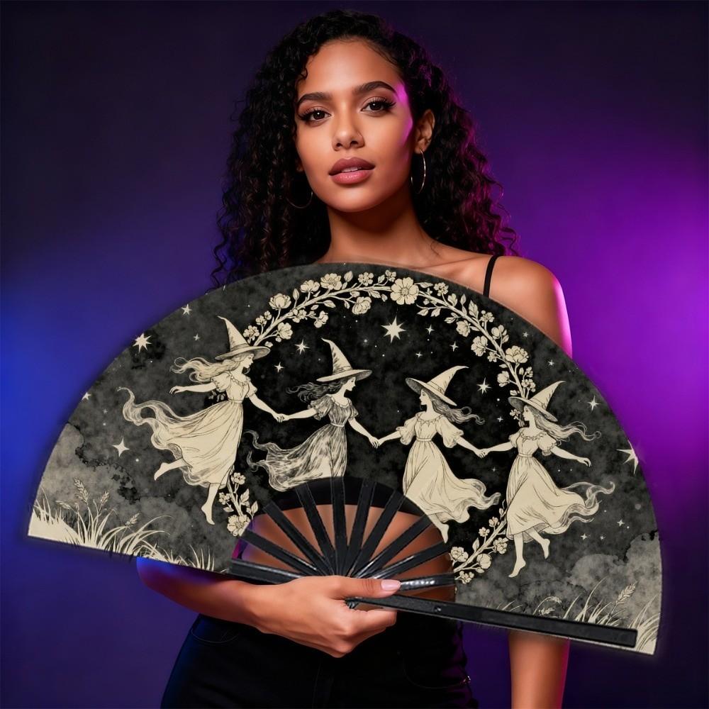 Handheld Kung Fu Fan 33cm 13in Folding Hand Fan Chinese Style Large Hand Fan Decoration