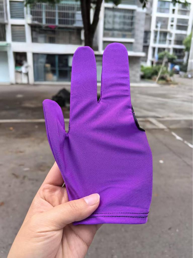 Professional Three-Finger Billiard Gloves - Breathable, Thin, Ambidextrous for Men & Women