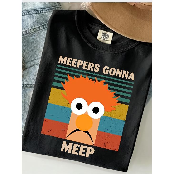 Beaker Mu-pp Pets Meepers Gonna Meep Vintage T Shirt S чёрный