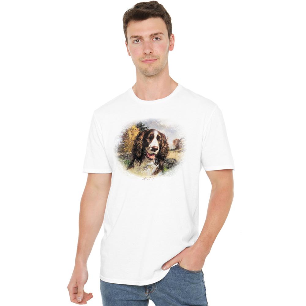 Wildlife Unisex Adult Springer Spaniel Head T-Shirt