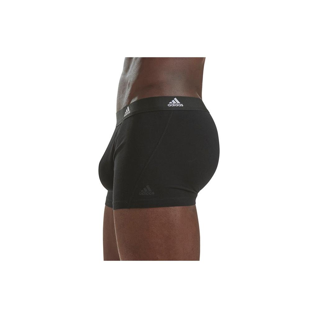 adidas Letter Quick-Dry Boxer Briefs 3-Pack Men Underwear Black 4A1M02-000