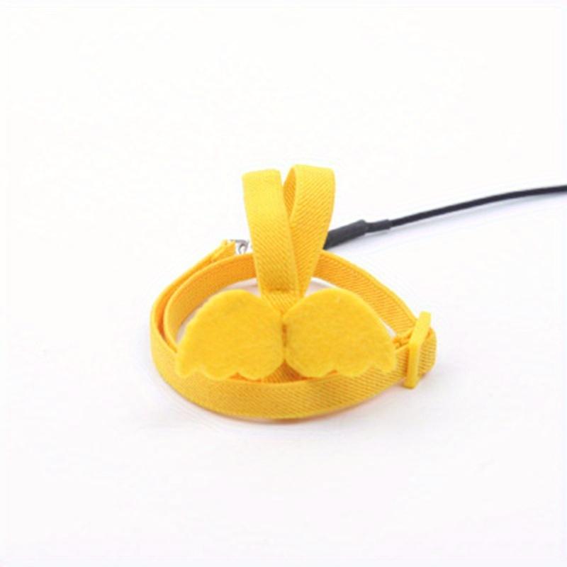 Set Guinzaglio Pettorina Regolabile per Pappagalli Uccelli Pettorina da Addestramento Anti-morso Pappagalli Corda Volo Esterno Calopsitta Piccoli Uccelli Forniture