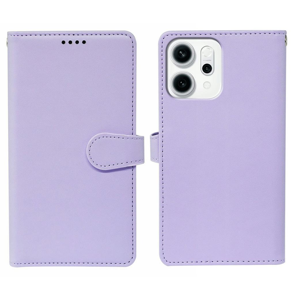 For Oppo Reno14 F 5G Case with 9 Card Slots PU Leather Stand Phone Cover