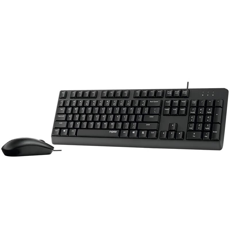 Rapoo NX1500 Wired Office Keyboard and Mouse Combo