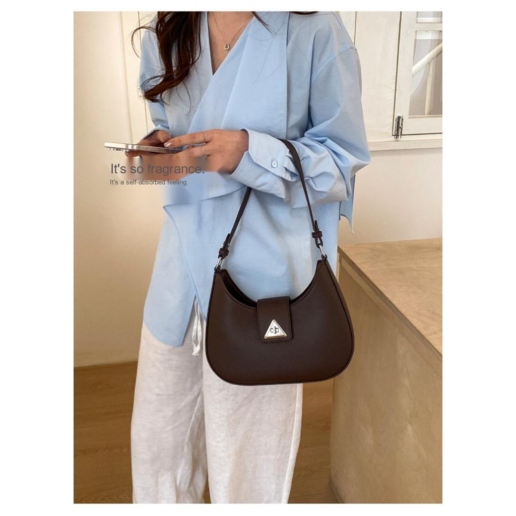 Shoulder Bag Women PU Minimalist Underarm Daily Commute