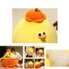 Funny Doodle Chicken Plush Toy Pumpkin Doll Cartoon Stuffed Animal For Halloween Gift